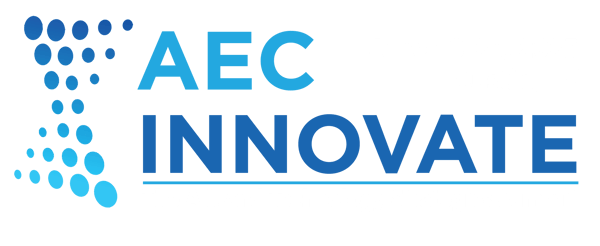 AEC Innovate 25 logo for dark background